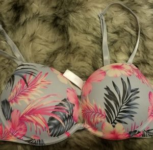 34 B pink bra push up